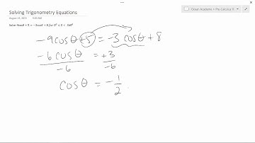 Pre-Calculus 11 - Solving Trigonometry Equations