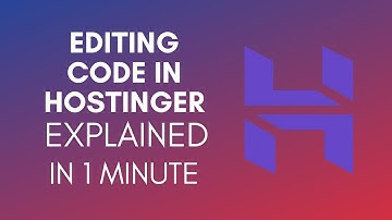 How To Edit Code In Hostinger (2025)