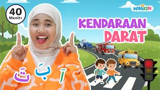 40 MINUTES! Learn Land Vehicles, the Hijaiyah Alphabet, and Crossing the Road Rules | Educational...