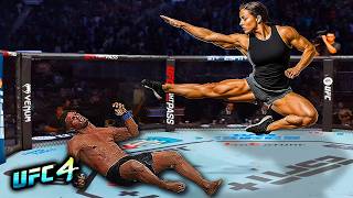 Mike Tyson vs. Josephine Strong (EA sports UFC 4)