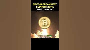 Bitcoin Breaks Key Support Zone – What