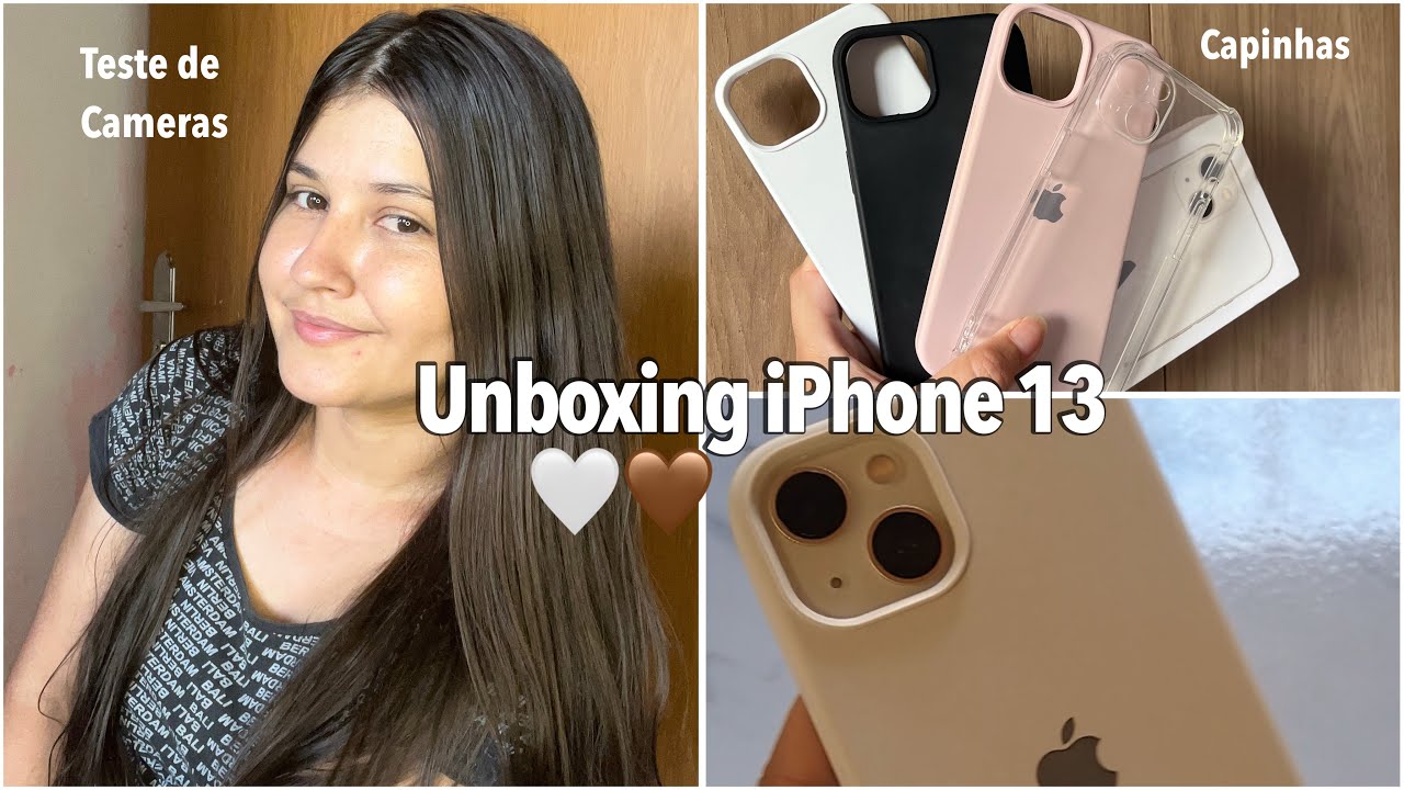 Unboxing iPhone 13 Estelar 128gb Em 2025 - teste de câmeras - capinhas e carregador original 🤍
