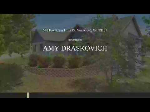 548 Fox River Hills Dr, Waterford, WI home video tour