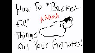 Bucket Tool Flipnote Style