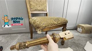 How to Fix a Broken Dining Room Chair Leg. Repair it Yourself Easy DIY !