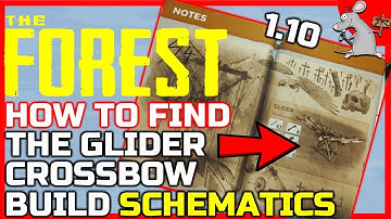 THE FOREST PS4 PC Update How To Get Glider Crossbow And Build Schematics
