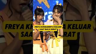 Freya JKT48 khodamnya keluar saat baca surat untuk Kathrina JKT48 😂