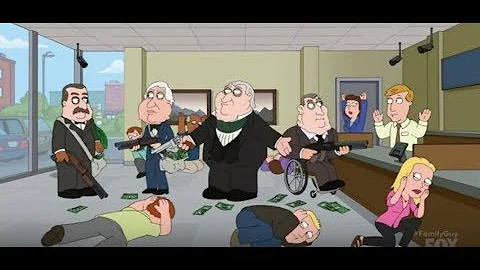 Family Guy - Robbing Banks in Lesser Known Presidents Masks!