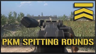 Set-up and Spitting Rounds (Squad v10 PKM Gameplay) - v10 Squad Gameplay (Squad Full Game)