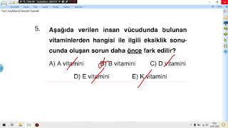 YAZ KURSU GENEL TEKRAR TESTİ 2 Biyoloji Soru Çözümü