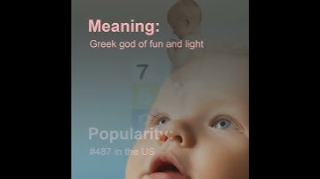 Apollo Baby Name Meaning, Origin and Popularity, by SleeplessParent.com