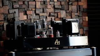 Audio Note Kit1 300B Stereo Power Amplifier Demo