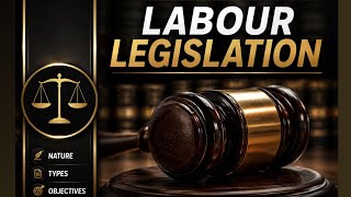 ⚖️ LABOUR LEGISLATION ‼️ NATURE, OBJECTS AND TYPES !! LABOUR AND INDUSTRIAL LAW ⚖️ #law #lawyer 