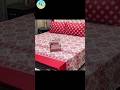 *Gift Pack King size Bedsheet*Gul Ahmad Collection*Cotton Mix *Full Printed 3pc,35 design #bedsheet
