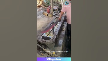 Oddly Satisfying Sword Quench ASMR! That SIZZLE Sound is Intense! 🔥🔊 #asmr #blacksmith #satisfying