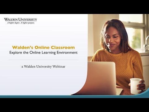 Webinar: Walden's Online Classroom