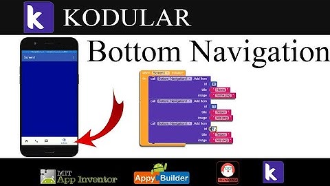 Bottom Navigation KODULAR