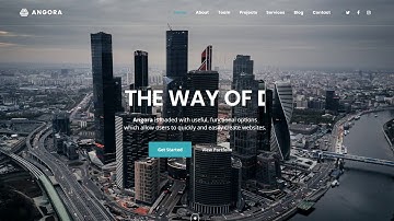Angora - Responsive One Page Parallax Template