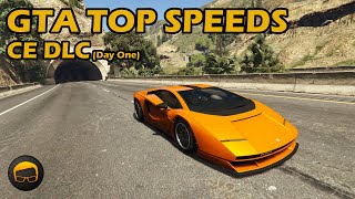 Fastest CE DLC Cars (LM87, Torero & More) - GTA 5 Best Fully Upgraded Cars Top Speed Countdown