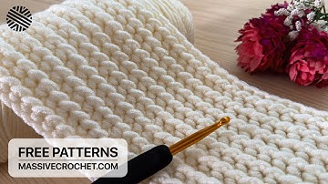 SUPER EASY & FAST Crochet Pattern for Beginners! ⚡️ SO PRETTY Crochet Stitch for Baby Blanket & Bag