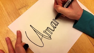 cursive font