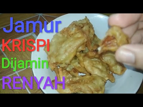 Cara membuat jamur crispy gurih