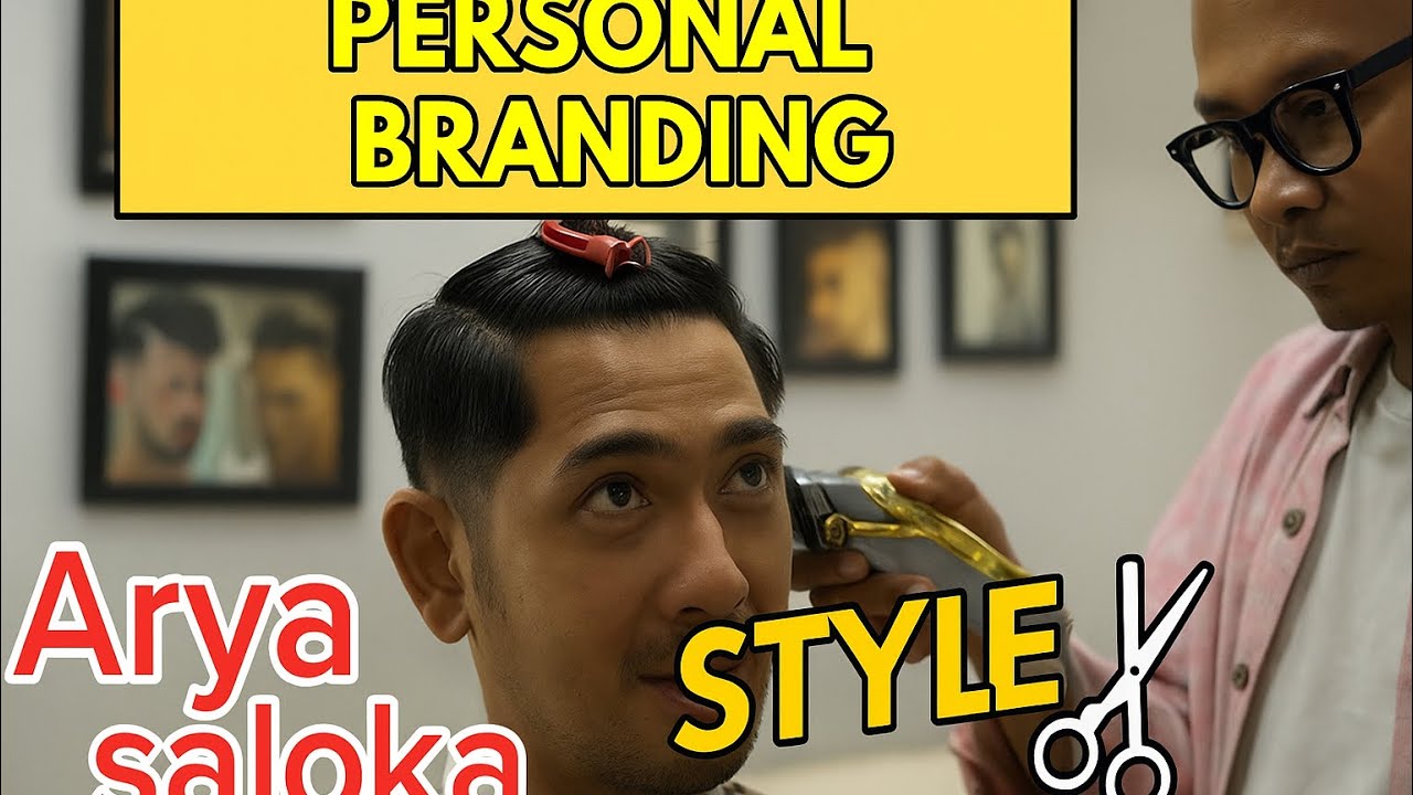 Potongan Rambut Keren ala Arya Saloka | Ngobrol Santai Tentang Branding Diri