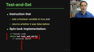 Lecture "Concurrency (Part 3, Implementing Synchronization)" of "Programming Paradigms"