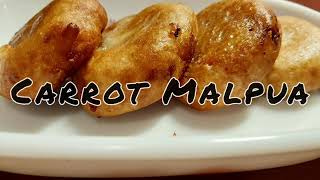 Carrot malpua | Evening snacks | Monalishas recipes