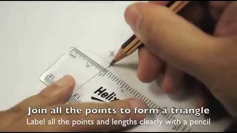 Math - Constructing Triangles: All 3 sides given
