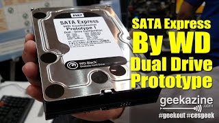 WD SATA Express Hybrid Prototype - CES 2015