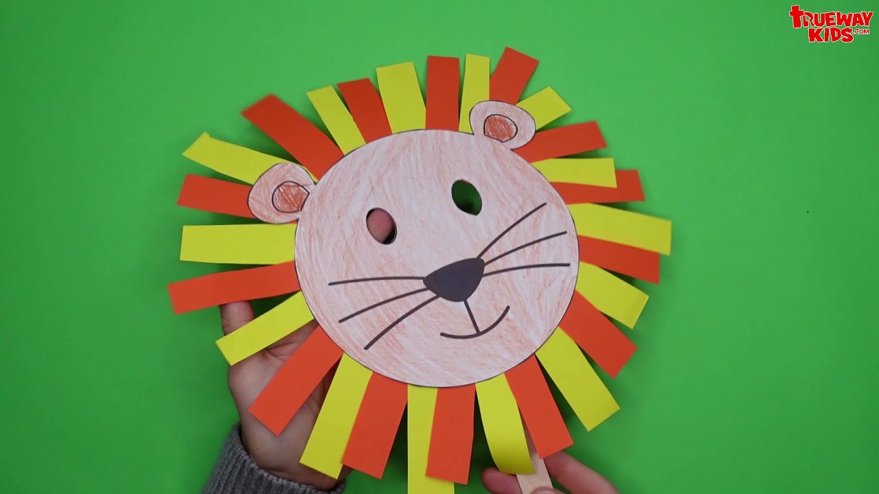 Manualidades para niños con material reciclado - The Indian Lion