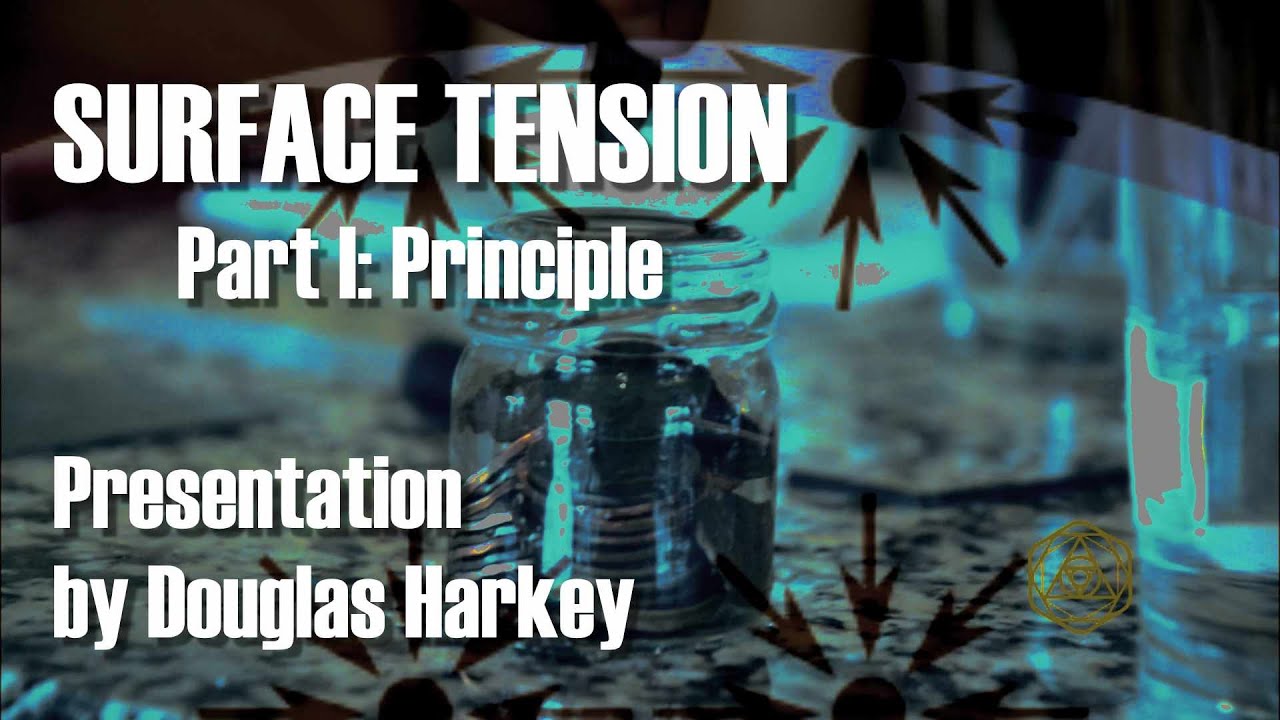 Vortexing Water: Surface Tension Explained - Part 1 Principle