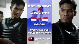 Shakir Bin Juanda v Komang Harik | Singapore v Indonesia | 2018 Pencak Silat World Championships