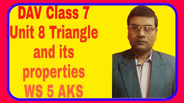 DAV|Class7|Triangle And Its Properties| Chapter8|W.S.5 | Medians and Centroid |Paper Folding | AKS