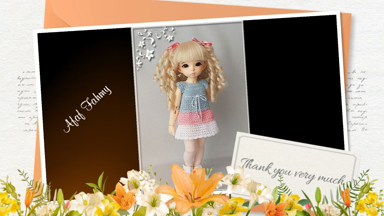 فستان كروشيه للاطفال/ فستان طبقات / الجزء الاول / اعرفى الطريقة واعمليه لاى مقاس #كروشيه_فستان_اطفال