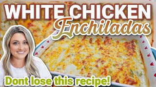 Irresistible Cheesy White Chicken Enchiladas - A Must-try! by CookCleanAndRepeat 22,298 views 4 months ago 8 minutes, 22 seconds