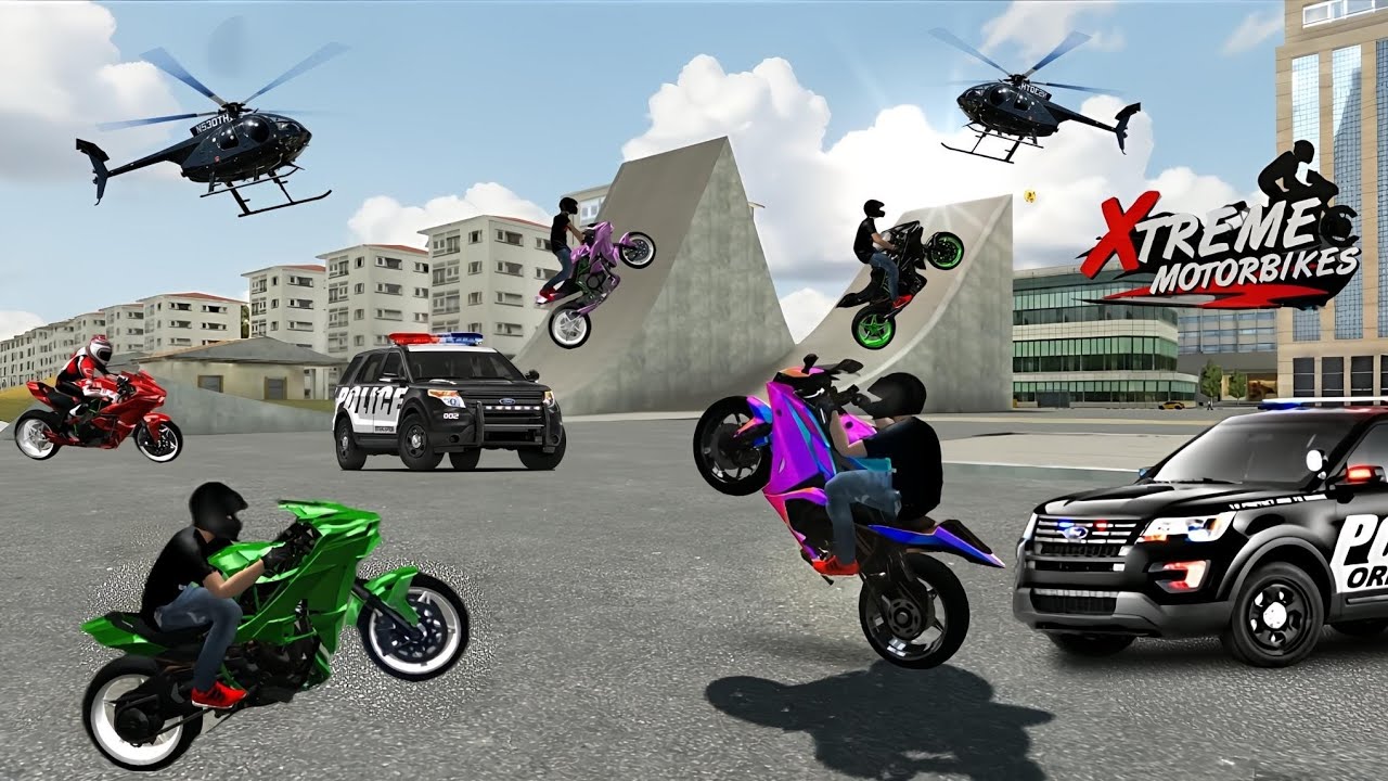 Extreme Motorbikes Simulator - High Graphics Superbike Racing Gameplay Android Bike Stunts Part - 21