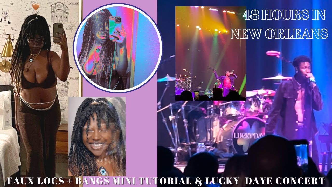 FAUX LOCS WITH BANGS MINI TUTORIAL LUCKY DAYE CONCERT YouTube faux-locs-with-bangs-mini-tutorial-lucky-daye-concert-youtube