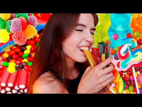 🍭АСМР Итинг кислого мармелада🍭 / 🍭ASMR Eating sour marmalade🍭