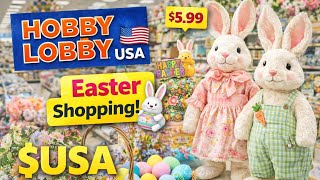 I nside Hobby Lobby USA Easter Decor Shopping Spree Spring Vibes 2026