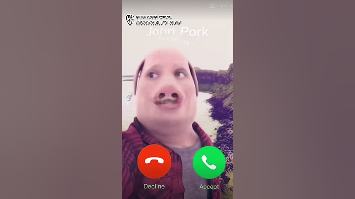 John Pork sings you a song