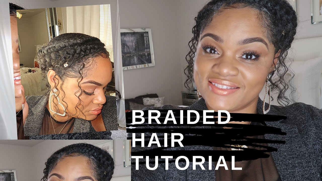 EASY CORNROW BRAIDS HAIR TUTORIAL || HOW TO STYLE - YouTube