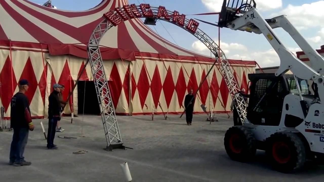 Zirkus Charles Knie verlässt Mühlhausen/Thr.