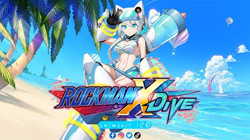 《Rockman X Dive》Swimsuit iCO character & Sizzling Heat!: Splendid Summer event all 7 hidden item =))