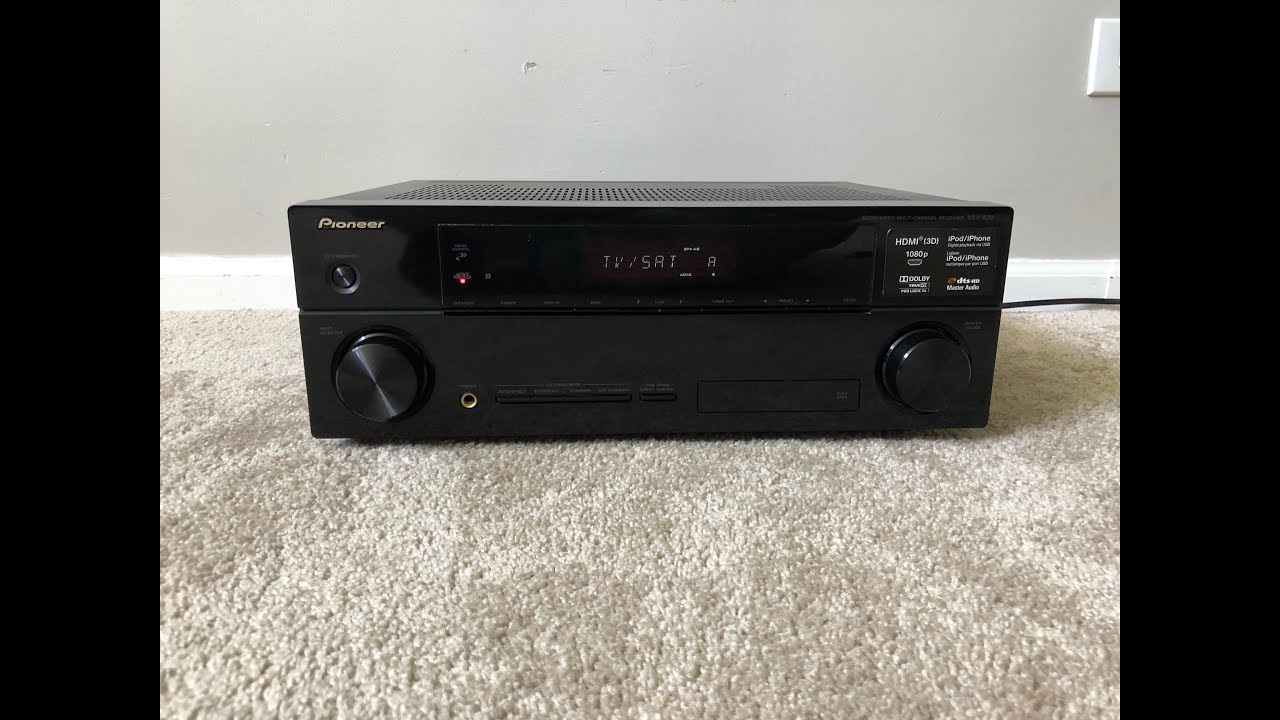 Pioneer VSX-820 5.1 HDMI Home Theater Surround Receiver - YouTube