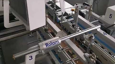Rolam Newest GS Model Double Sides Glue Folding Gluing Machine