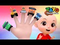 Let's play with Strong heavy vehicles! l Heavy Vehicles Finger Family Song l Baby Tayo Kids Songs