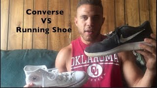 Converse Vs  Running Shoe! Which Shoe Is Better For Weight Training?