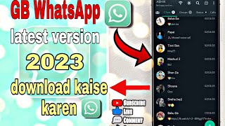 GB WhatsApp app download kaise karen latest version 2023 #entertainment  #gbwhatsapp screenshot 3